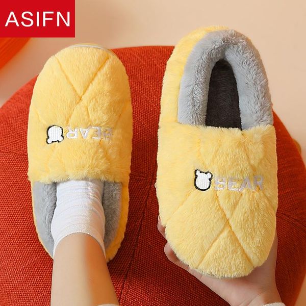 asifn home cute bear women's fur slippers keep warm lovely design plush bedroom girls fuzzy flock house slippers ladies shoes, Black
asifn home cute bear women's fur slippers keep warm lovely design plush bedroom girls fuzzy flock house slippers ladies shoes, Black