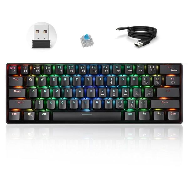 russian english mechanical keyboard 61 keys usb wired 2.4g wireless dual mode gaming keyboards backlight for deskpc laptop
russian english mechanical keyboard 61 keys usb wired 2.4g wireless dual mode gaming keyboards backlight for deskpc laptop