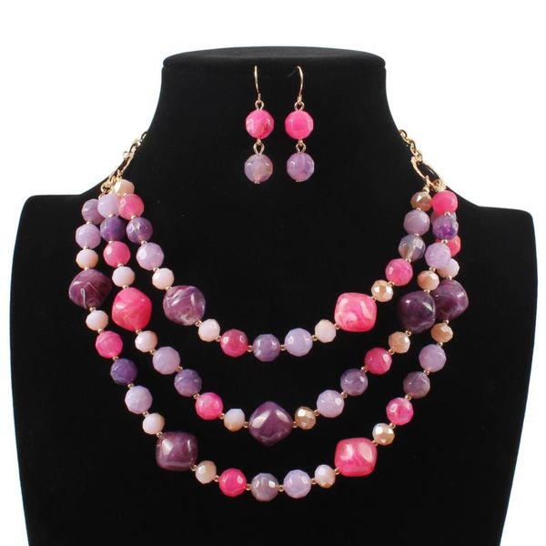 earrings & necklace fashion exaggerated resin multi-layer clavicle chain beads statement and for woman costume banquet jewerly, Silver
earrings & necklace fashion exaggerated resin multi-layer clavicle chain beads statement and for woman costume banquet jewerly, Silver