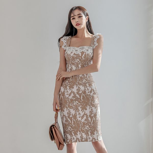 new arrival fashion summer midi women ol flower print lace bodycon ladies sleeveless strap split holiday dress e69t, White;black
new arrival fashion summer midi women ol flower print lace bodycon ladies sleeveless strap split holiday dress e69t, White;black