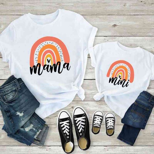 mother and daughter fashion clothes rainbow mama mini family matching 1pc summer short sleeve look t shirts, Blue
mother and daughter fashion clothes rainbow mama mini family matching 1pc summer short sleeve look t shirts, Blue