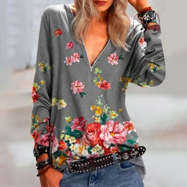 harajuku t-shirts women casual mouths printing position rits v-neck long mouwen t-shirt tea football, White
harajuku t-shirts women casual mouths printing position rits v-neck long mouwen t-shirt tea football, White