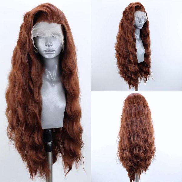 synthetic wigs long wavy lace front wig brown hair for women heat resistant fiber natural hairline cosplay, Black
synthetic wigs long wavy lace front wig brown hair for women heat resistant fiber natural hairline cosplay, Black