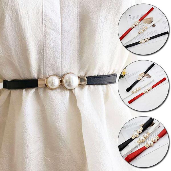 belts french pearl buckle elastic belt sweet lady women girl waist decorative dress chain fine white, Black;brown
belts french pearl buckle elastic belt sweet lady women girl waist decorative dress chain fine white, Black;brown