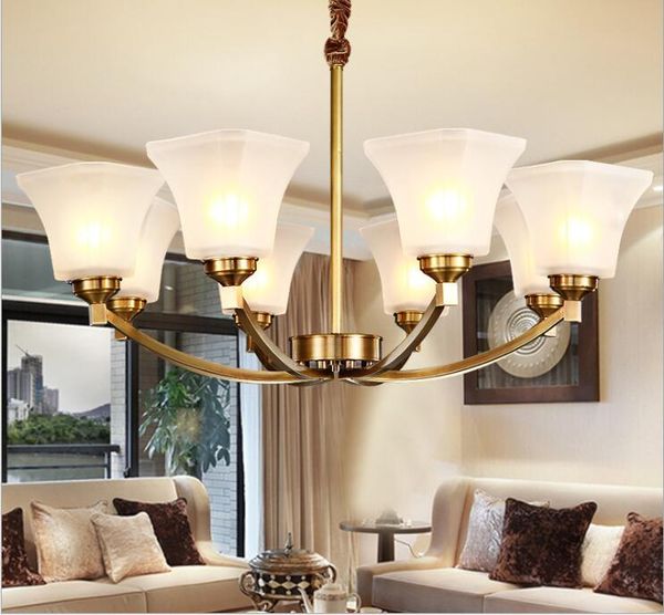 chandeliers american minimalist study lamp retro copper nordic country living room dining led chandelier
chandeliers american minimalist study lamp retro copper nordic country living room dining led chandelier