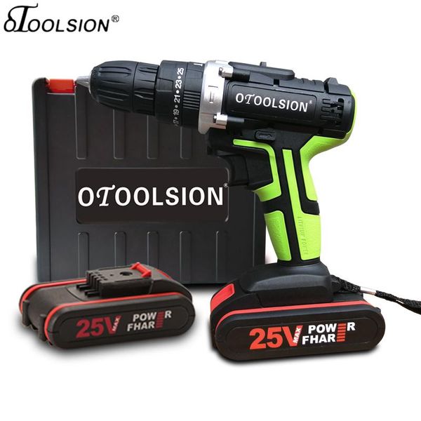 professiona electric drills otoolsion 25v impact drill 1500mah rechargeable battery screwdriver household cordless for woodworking
professiona electric drills otoolsion 25v impact drill 1500mah rechargeable battery screwdriver household cordless for woodworking