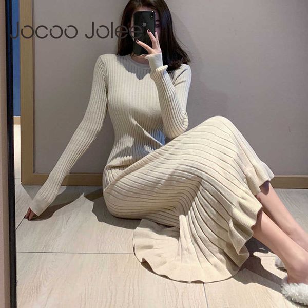 jocoo jolee winter thick mermaid maxi sweater dress women o neck long sweater dress elegant female a-line slim knit dress 210619, Black;gray
jocoo jolee winter thick mermaid maxi sweater dress women o neck long sweater dress elegant female a-line slim knit dress 210619, Black;gray