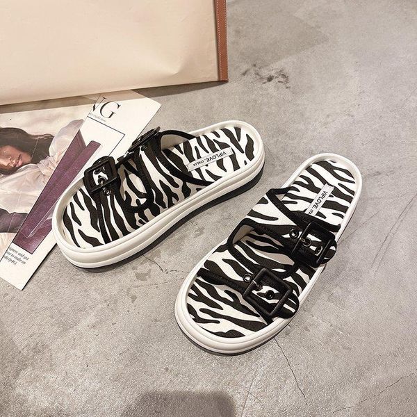 slippers fashion women's flat figure sandals beach casual female platform peep toe shoes slingback lady mixed colors buckle, Black
slippers fashion women's flat figure sandals beach casual female platform peep toe shoes slingback lady mixed colors buckle, Black