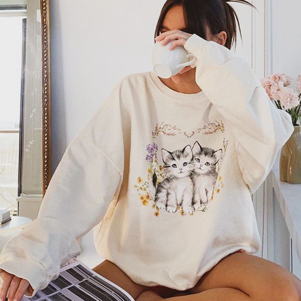 2021 new white fashion cartoon print hoodie women autumn winter long sleeve oversize hoodies female casual cotton sweatshirt blusas z774, Black
2021 new white fashion cartoon print hoodie women autumn winter long sleeve oversize hoodies female casual cotton sweatshirt blusas z774, Black