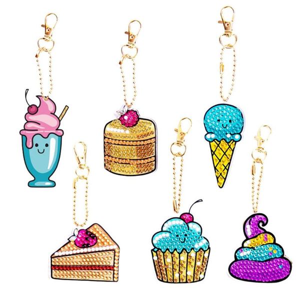 decorative objects & figurines 6pcs 5d diy diamond painting keychains full round drill keychain cute ice cream dinosaurs owls shaped p
decorative objects & figurines 6pcs 5d diy diamond painting keychains full round drill keychain cute ice cream dinosaurs owls shaped p