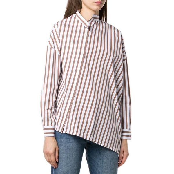 women's blouses & shirts women shirt 2021 spring and summer single-breasted striped, White
women's blouses & shirts women shirt 2021 spring and summer single-breasted striped, White