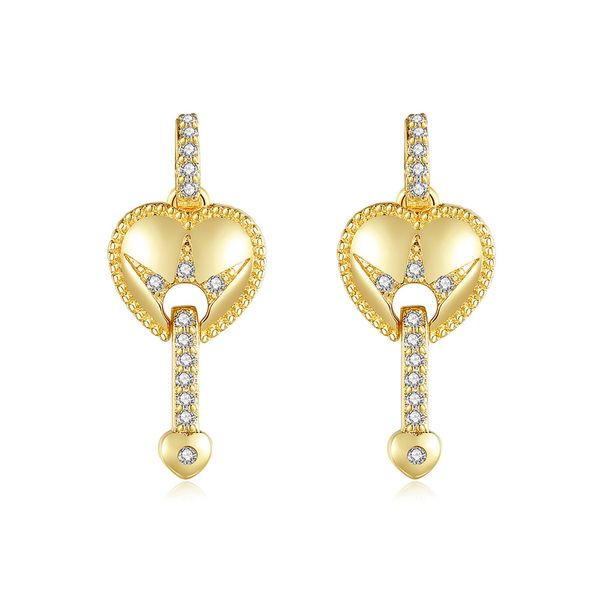 charm heart shape stud earrings jewelry copper 18k real gold plated earrings jewelry women girl's gift, Golden;silver
charm heart shape stud earrings jewelry copper 18k real gold plated earrings jewelry women girl's gift, Golden;silver