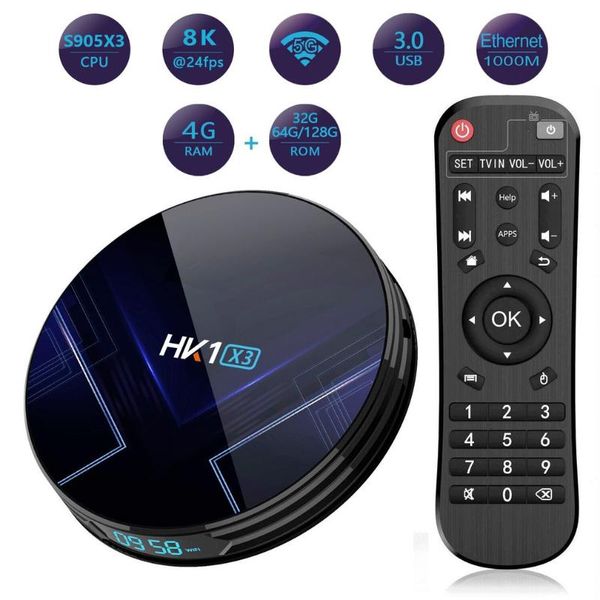smart home control android 9.0 hk1 x3 1000m tv box amlogic s905x3 8k 4gb+32gb 2.4g&5g wifi 4k media player pk x96 air ip
smart home control android 9.0 hk1 x3 1000m tv box amlogic s905x3 8k 4gb+32gb 2.4g&5g wifi 4k media player pk x96 air ip