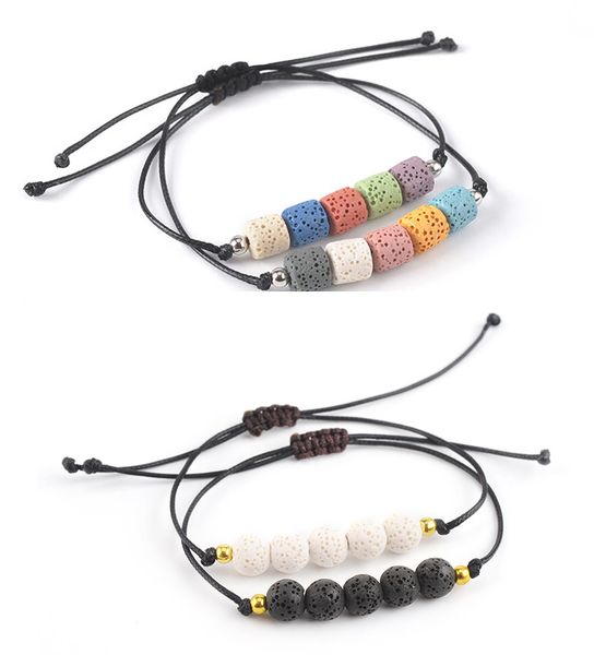 chakra colorful lava stone bead strand bracelet diy essential oil perfume diffuser rope braided lover friendship bracelets women men jewelry, Black
chakra colorful lava stone bead strand bracelet diy essential oil perfume diffuser rope braided lover friendship bracelets women men jewelry, Black