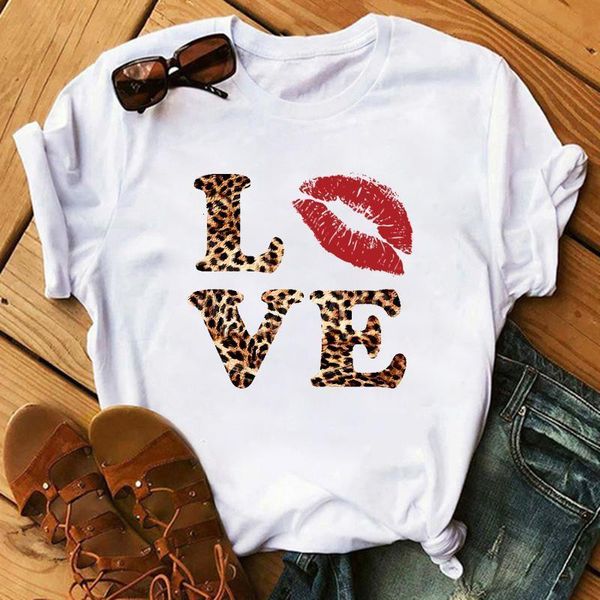 fashion love red lip print t-shirt women vogue leopard print women tshirts summer casual harajuku tshirt femme tee, White
fashion love red lip print t-shirt women vogue leopard print women tshirts summer casual harajuku tshirt femme tee, White