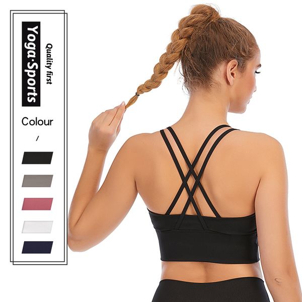push up yoga outfits back cross nylon shockproof women bra woman breathable underwear fitness sports gym quick dry, White;red
push up yoga outfits back cross nylon shockproof women bra woman breathable underwear fitness sports gym quick dry, White;red