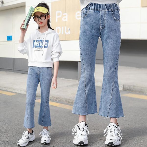 girl flare jeans denim boot cut pants streetwear trousers kids teenage spring autumn children jeans for girls 4 6 9 12 14 years, Blue
girl flare jeans denim boot cut pants streetwear trousers kids teenage spring autumn children jeans for girls 4 6 9 12 14 years, Blue