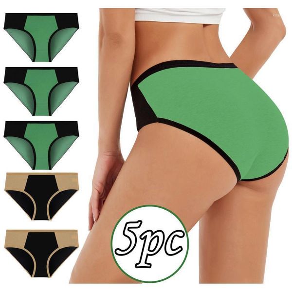 women's panties 5pcs casual cotton underwear seamless solid patchwork thongs woman comfortable underpants lady lingerie, Black;pink
women's panties 5pcs casual cotton underwear seamless solid patchwork thongs woman comfortable underpants lady lingerie, Black;pink