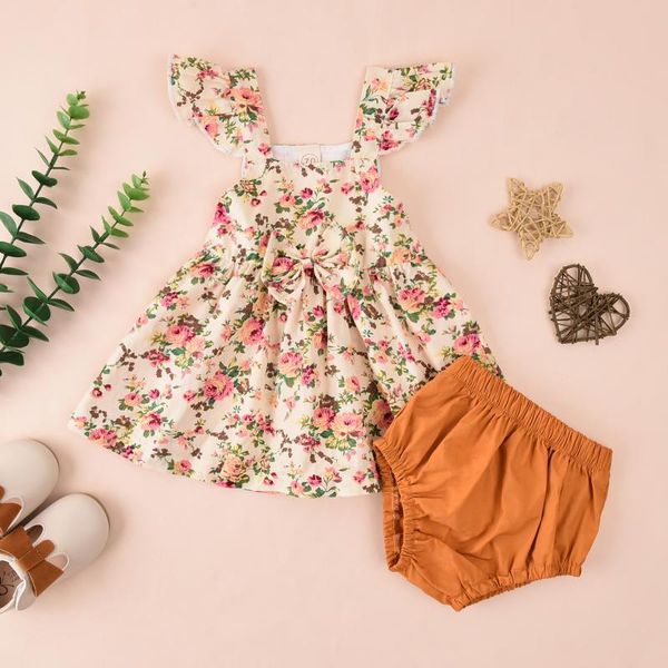 clothing sets infant baby girls floral print dress shorts outfits set sleeveless pullover for babies clothes summer e1, White
clothing sets infant baby girls floral print dress shorts outfits set sleeveless pullover for babies clothes summer e1, White