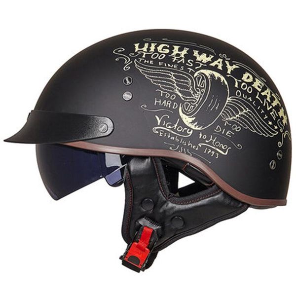 

motorcycle helmets retro casque moto vintage chopper helmet open face scooter motorbike mujer cafe racer casco downhill