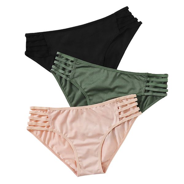 3Pieces/Lot 3PC Solid Bandage Underwear Women Fashion Soft Comfortable Breathable Underwear High Elastic Underpants Lingerie lenceria, Black
3Pieces/Lot 3PC Solid Bandage Underwear Women Fashion Soft Comfortable Breathable Underwear High Elastic Underpants Lingerie lenceria, Black