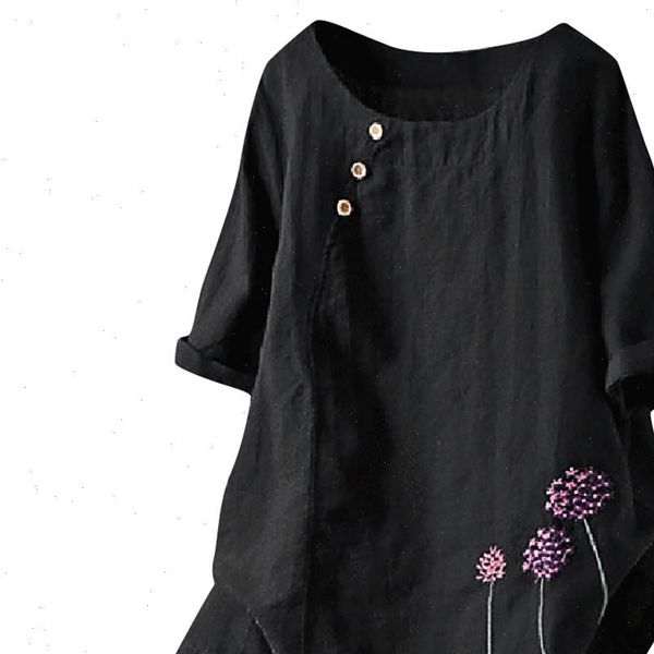 5xl white shirt women boho clothing cotton and linen plus size embroidery o neck button casual blouse blouse femme blanche
5xl white shirt women boho clothing cotton and linen plus size embroidery o neck button casual blouse blouse femme blanche