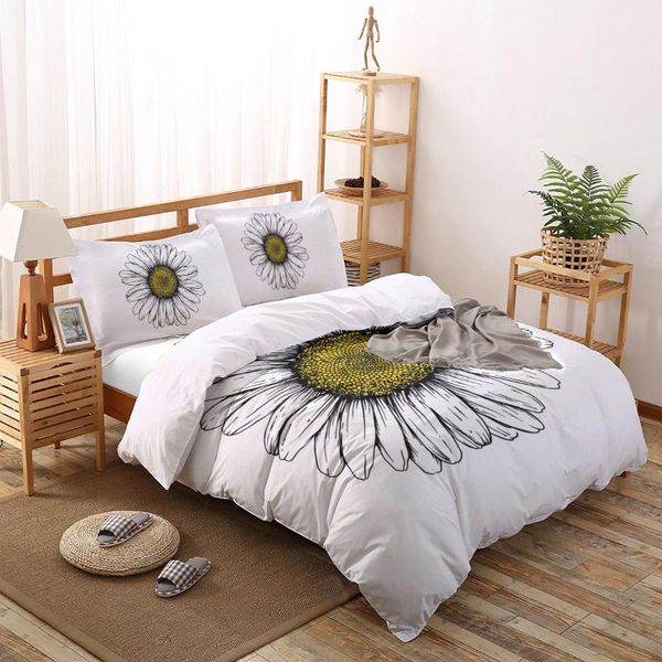 bedding sets flower daisy white print comforter set duvet cover king bed home housse de couette gift
bedding sets flower daisy white print comforter set duvet cover king bed home housse de couette gift