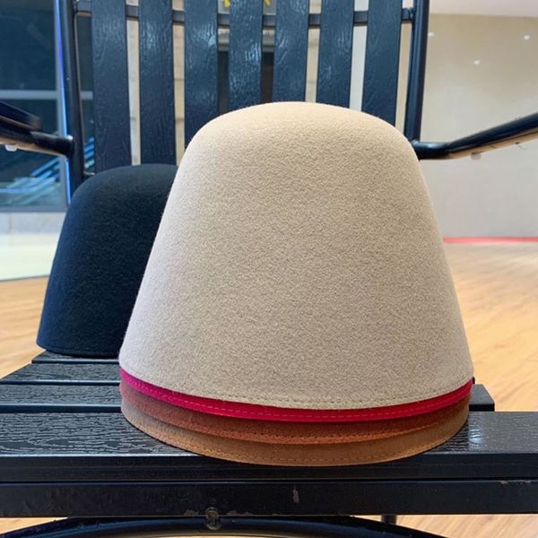 2021 new soild color slouchy warm women hats 100% wool neat brim winter bucket cloche hat felt cone hood millinery fascinators block base rg, Blue;gray
2021 new soild color slouchy warm women hats 100% wool neat brim winter bucket cloche hat felt cone hood millinery fascinators block base rg, Blue;gray