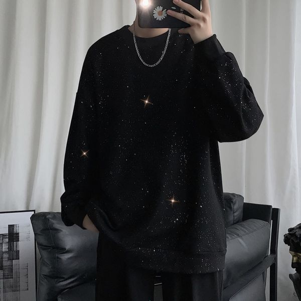 2021 new spring cotton reflective hoodie men's fashion casual o-neck sweatshirt men streetwear korean loose hip-hop pullover hoodies me, Black
2021 new spring cotton reflective hoodie men's fashion casual o-neck sweatshirt men streetwear korean loose hip-hop pullover hoodies me, Black
