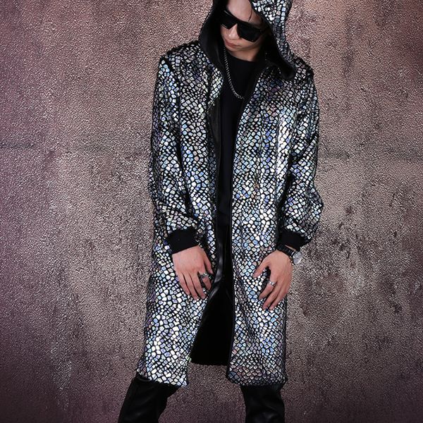 splending silver scale cape mens singer stage costume nightclub dj ds punk coat hip hop performance costume vdb2650, Black;red
splending silver scale cape mens singer stage costume nightclub dj ds punk coat hip hop performance costume vdb2650, Black;red