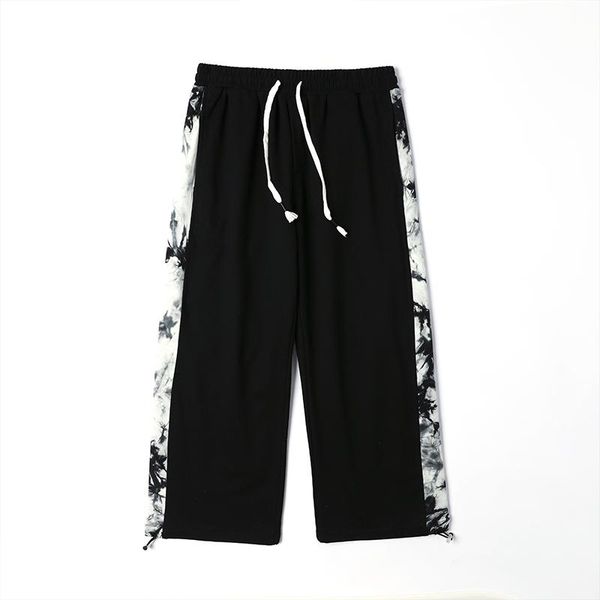 men's pants trousers street casual hip hop men loose straight sport sweatpants oversized, Black
men's pants trousers street casual hip hop men loose straight sport sweatpants oversized, Black