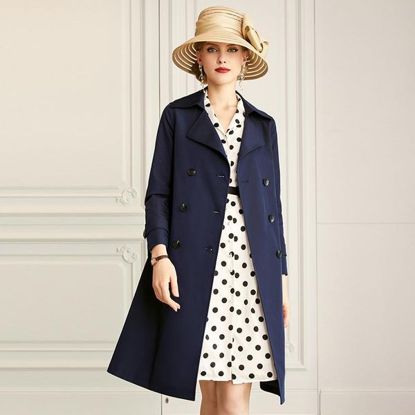 women's trench coats shzq fashion atmospheric windbreaker middle and long style 2021 autumn waist closing korean blue coat temper, Tan;black
women's trench coats shzq fashion atmospheric windbreaker middle and long style 2021 autumn waist closing korean blue coat temper, Tan;black