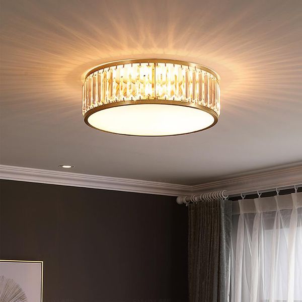 modern copper led crystal ceiling light indoor lighting fixture home decoration round ceiling lamps for living room bedroom
modern copper led crystal ceiling light indoor lighting fixture home decoration round ceiling lamps for living room bedroom