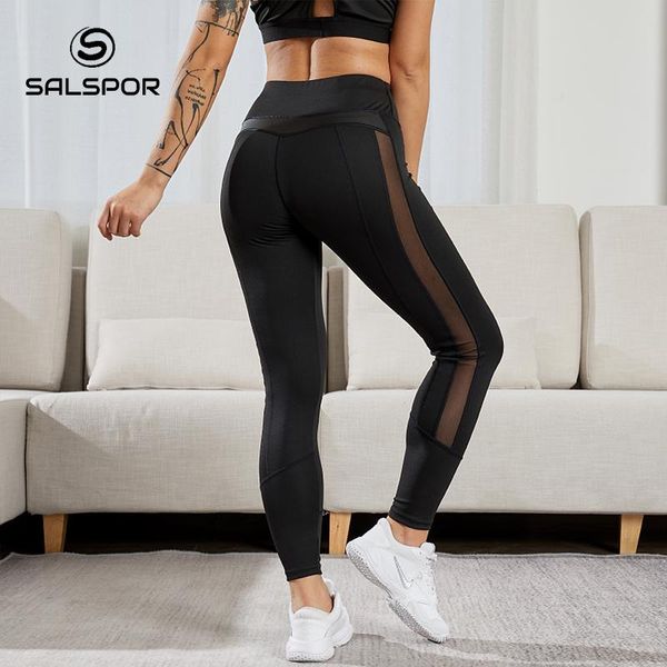 women's leggings salspor women mesh and pu leather patchwork for fitness workout feamle high waist push up gym leggins, Black
women's leggings salspor women mesh and pu leather patchwork for fitness workout feamle high waist push up gym leggins, Black