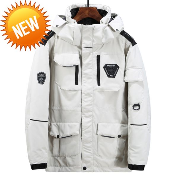 2021 new -30 degrees white duck down jacket men thick winter removable hooded warm parka waterproof big pockets size 3xl, Black
2021 new -30 degrees white duck down jacket men thick winter removable hooded warm parka waterproof big pockets size 3xl, Black