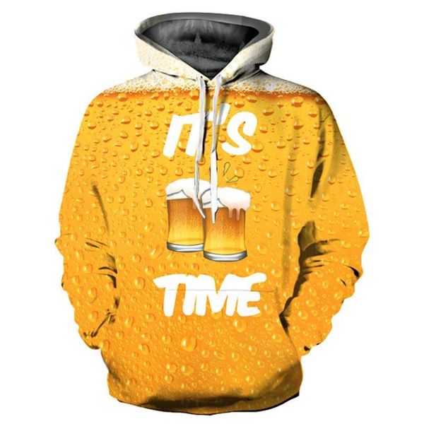 men's hoodies & sweatshirts it is time beer cup men/women hooded tracksuit digital print outdoor 3d outwear yxql703, Black
men's hoodies & sweatshirts it is time beer cup men/women hooded tracksuit digital print outdoor 3d outwear yxql703, Black