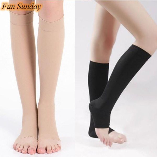 sports socks compression stockings knee high open toe men women support 18-21mm fitness running, Black
sports socks compression stockings knee high open toe men women support 18-21mm fitness running, Black