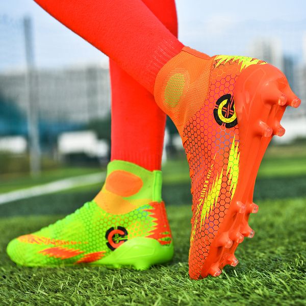 men football boots high socks sports cleats soccer shoes fg mens sneakers indoor trainers athletic shoes futsal chuteira futebol
men football boots high socks sports cleats soccer shoes fg mens sneakers indoor trainers athletic shoes futsal chuteira futebol