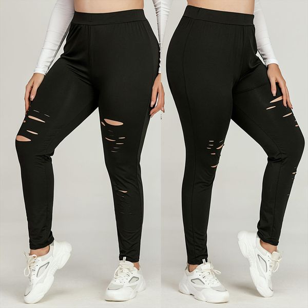 40 plus size womens legging hole elastic waist sports fitness casual hollow out fashion pants leggins mujer, Black
40 plus size womens legging hole elastic waist sports fitness casual hollow out fashion pants leggins mujer, Black