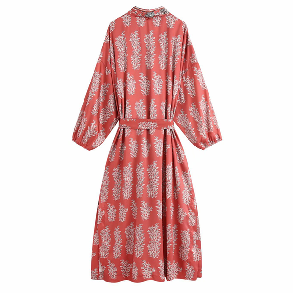 bohemian v neck grass floral print long kimono shirt ethnic lacing up with sashes long boho cardigan tie bow blouse, Red
bohemian v neck grass floral print long kimono shirt ethnic lacing up with sashes long boho cardigan tie bow blouse, Red