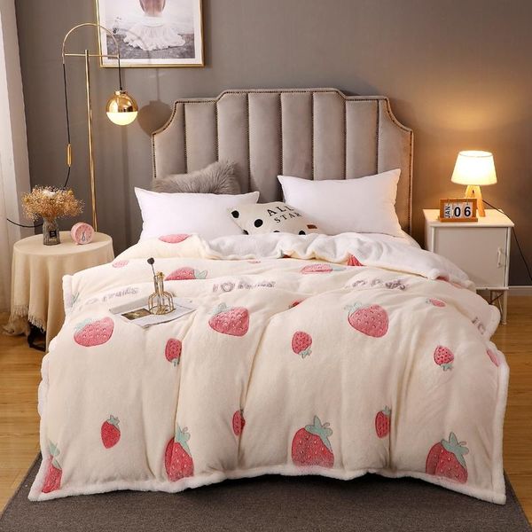 sheets & sets strawberry snowflake velvet double-layer thickened multifunctional duvet cover lamb cashmere single product winter sheet
sheets & sets strawberry snowflake velvet double-layer thickened multifunctional duvet cover lamb cashmere single product winter sheet