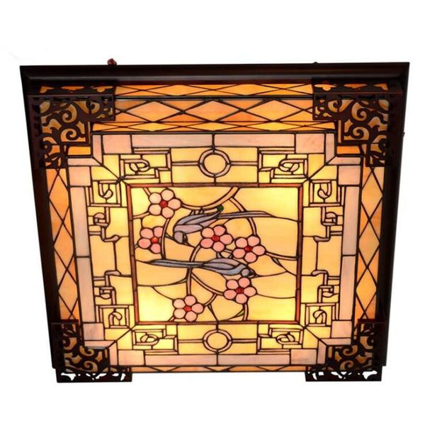 ceiling lights tiffany lamp handmade glass baroque alloy vintage for foyer bed room 63*63cm 1117 
ceiling lights tiffany lamp handmade glass baroque alloy vintage for foyer bed room 63*63cm 1117