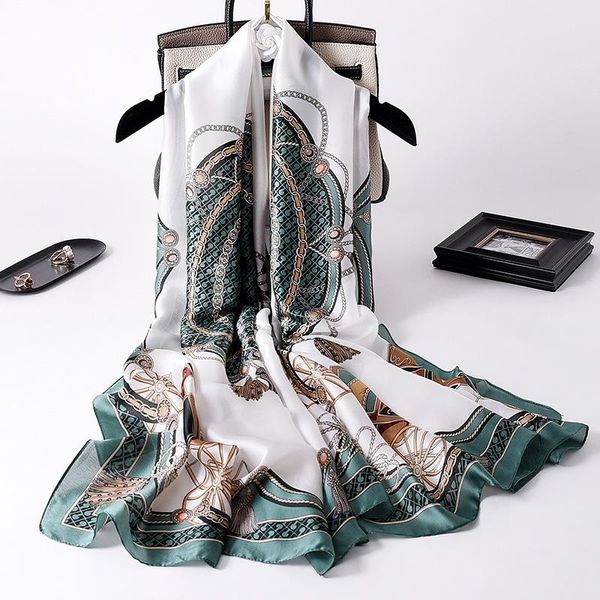 scarves 2021 fashion 180x90cm handkerchief summer dustproof silk korean print beach towel lady sunscreen stripe carriage shawls, Blue;gray
scarves 2021 fashion 180x90cm handkerchief summer dustproof silk korean print beach towel lady sunscreen stripe carriage shawls, Blue;gray