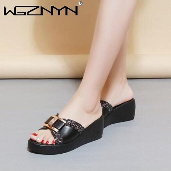 slippers women bowknot summer platform wedge open toe casual shoe ladies color mixing slide beach shoes woman zapatos de mujer, Black
slippers women bowknot summer platform wedge open toe casual shoe ladies color mixing slide beach shoes woman zapatos de mujer, Black