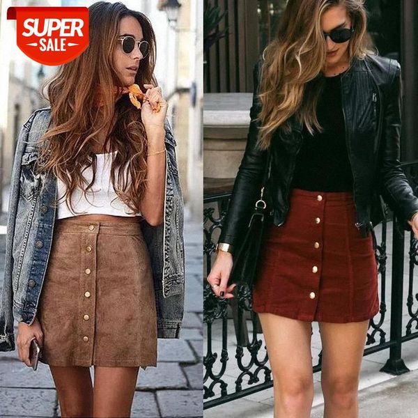 plus size women high waist suede leather skirt pocket preppy short mini skirts button a line soild brown burgundy basic #m221, Black
plus size women high waist suede leather skirt pocket preppy short mini skirts button a line soild brown burgundy basic #m221, Black