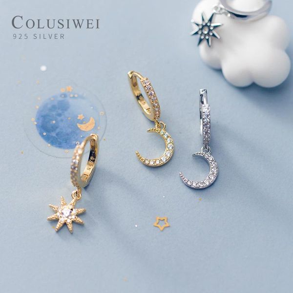 hoop & huggie colusiwei glittering zircon star moon asymmetry luxury classic 925 sterling silver earring for women wedding fine jewelry, Golden;silver
hoop & huggie colusiwei glittering zircon star moon asymmetry luxury classic 925 sterling silver earring for women wedding fine jewelry, Golden;silver
