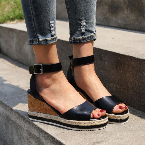 dress shoes 2021 women sandals plus size wedges for high heels summer flip flop chaussures femme platform, Black
dress shoes 2021 women sandals plus size wedges for high heels summer flip flop chaussures femme platform, Black