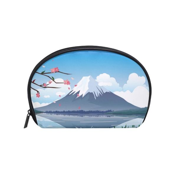 fengju multifuncition shell cosmetic bag purse half moon hanging travel toiletry pouch for girls woman japan fuji mountain
fengju multifuncition shell cosmetic bag purse half moon hanging travel toiletry pouch for girls woman japan fuji mountain