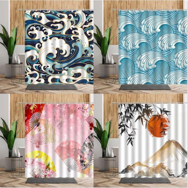 3d japan sea waves shower curtain for bathroom decors japanese okinawa geometric traditional design pattern fabric bath curtains
3d japan sea waves shower curtain for bathroom decors japanese okinawa geometric traditional design pattern fabric bath curtains