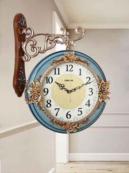 wall clocks luxury clock modern design silent home living room decoration double sided watches reloj de pared gift
wall clocks luxury clock modern design silent home living room decoration double sided watches reloj de pared gift